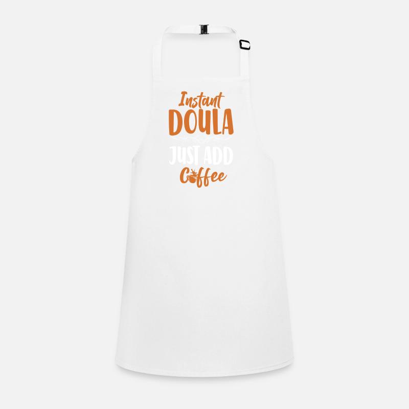 Doula Birth Worker Coffee Instant Schürze für Kinder