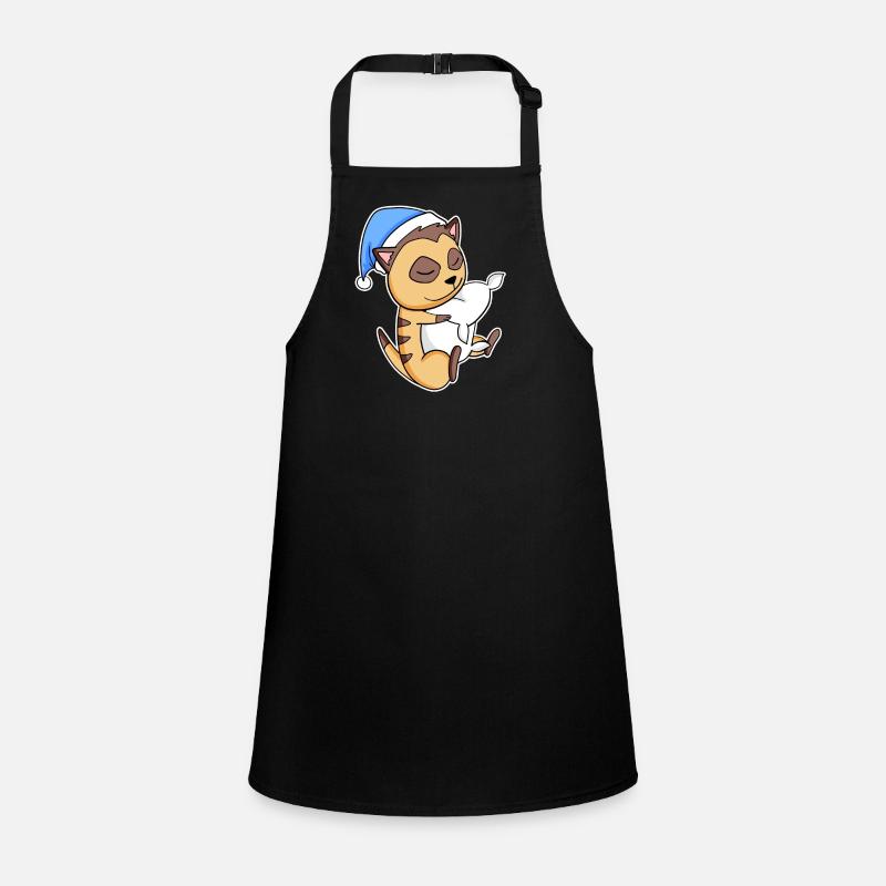 Meerkat with pillow and sleepy cap Children's Apron