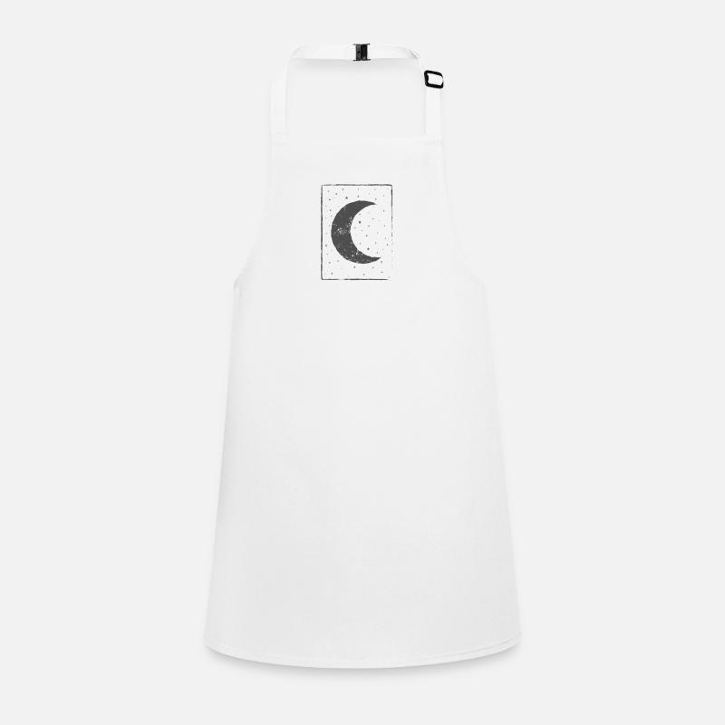 Crescent Moon Night Sky Sphere Children's Apron