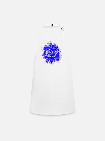 Snail with snail shell - Children's Apron - white - Front