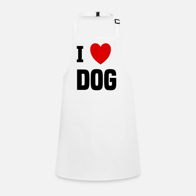 I love Dog Tablier Enfant