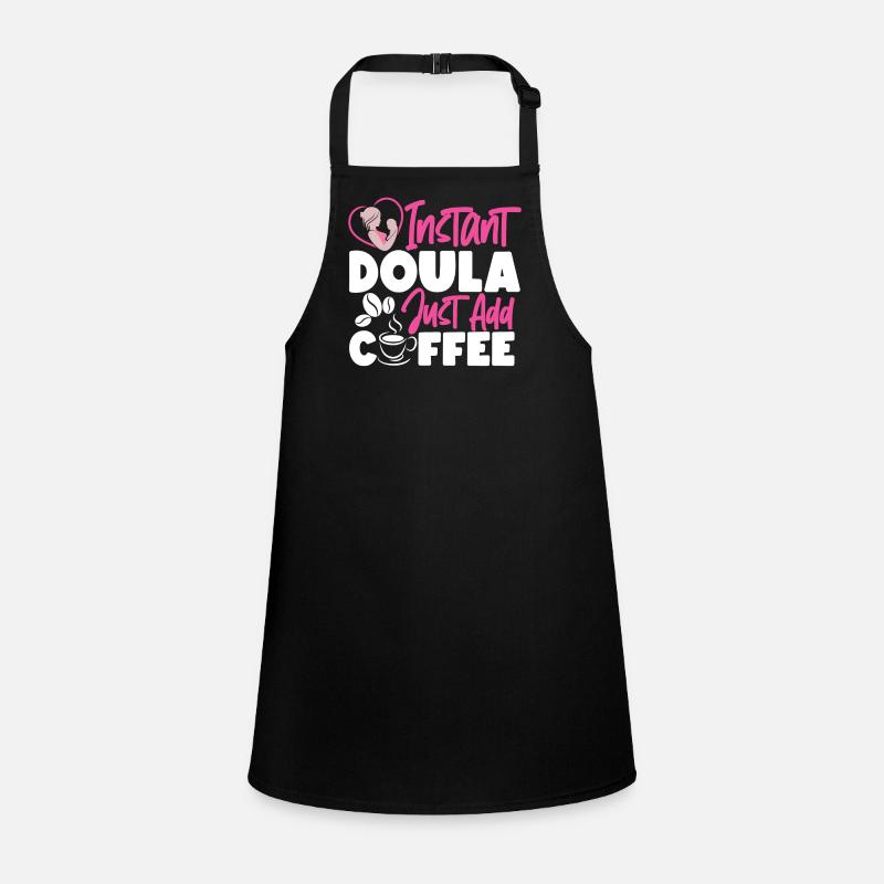 Doula Birth Worker Café Instantané Tablier Enfant