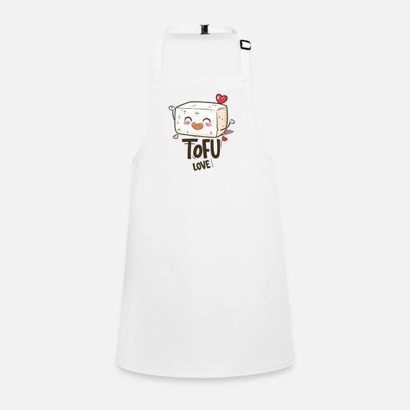 Chibi Anime Mignon Tofu Amour Tablier Enfant