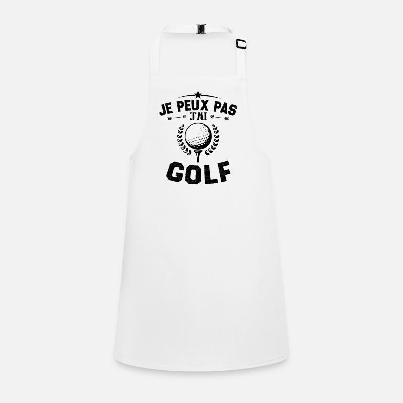 Je peux pas jai golf Tablier Enfant