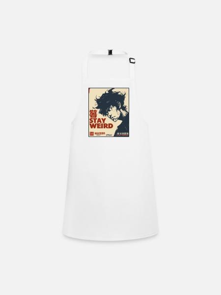 Stay Weird, Young Asian Manga Anime - Children's Apron - white - Front
