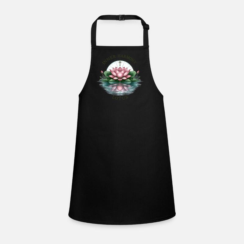 Inner Harmony Lotus - Serene Water & Flower Design Children's Apron