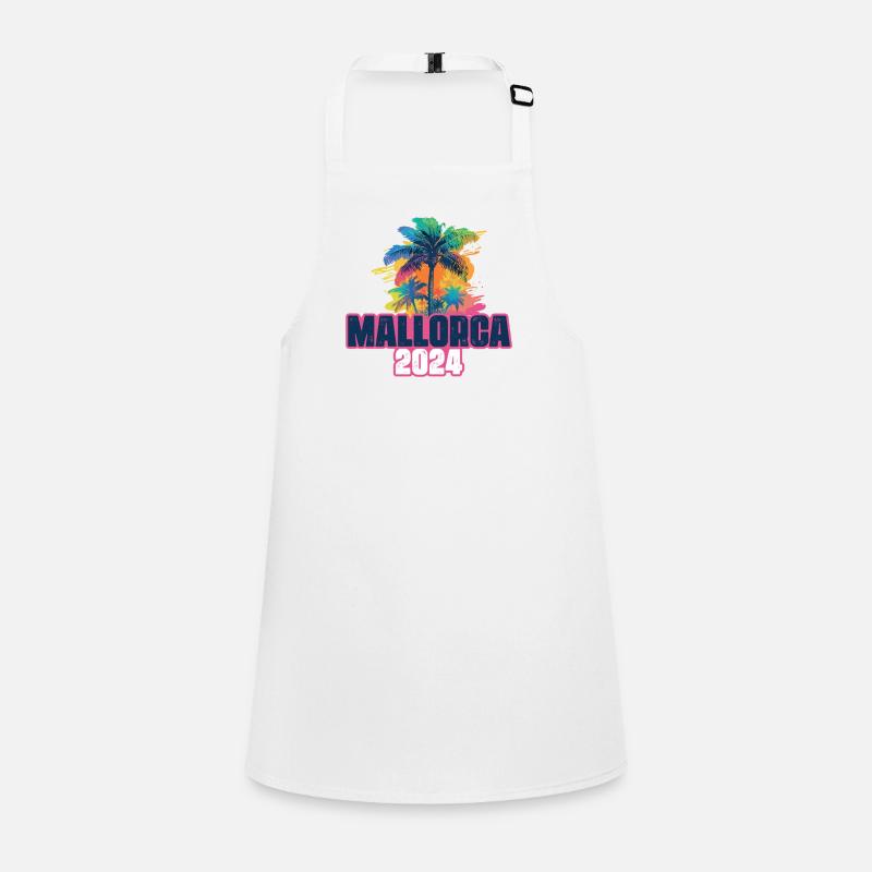 Majorque 2024 Vacances Palm Blob Tablier Enfant