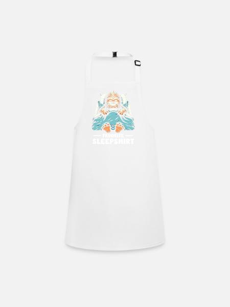 Bigfoot Favorite Sleepshirt - Children's Apron - white - Front