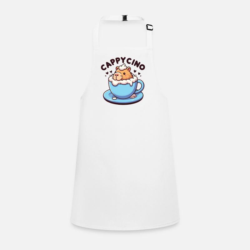 Cappyccino Capybara Café Cappuccino Tablier Enfant