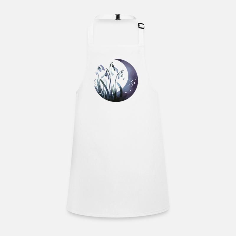 Snowdrops drawn Children's Apron