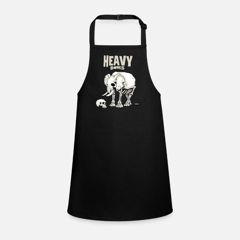 Heavy Bones: Elephant Skull Children's Apron