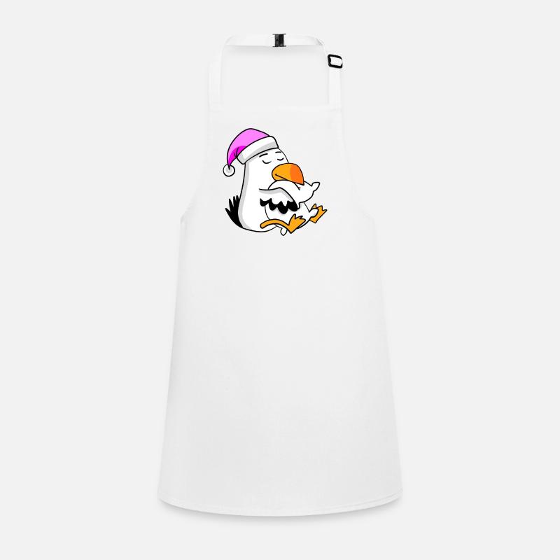 Seagull Tired Sleeping Sleeping Girl Children's Apron