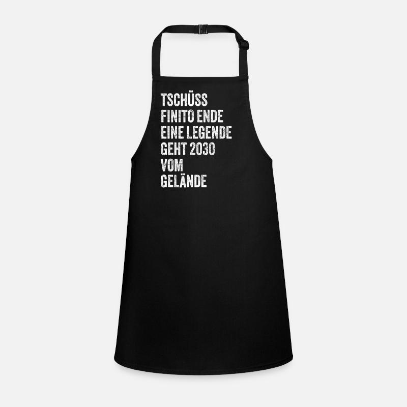 Rentner Rente 2030 Sprüche Ruhestand Geschenk Schürze für Kinder