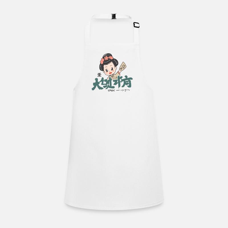 La marque de dessin animé Chibi Anime Geisha Maid Tablier Enfant
