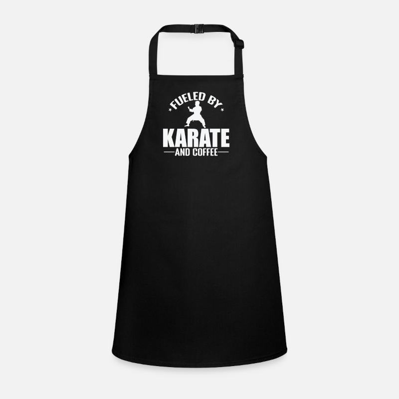 Fueled by Karate and Coffee Children's Apron