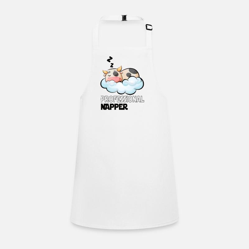 Professinonal Napper Kuh Schlafen Langschläfer Schürze für Kinder