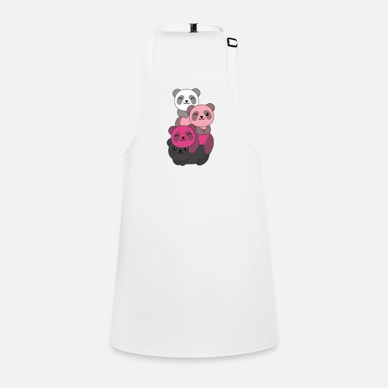 transfem flag pride LGBTQ cute panda Children's Apron