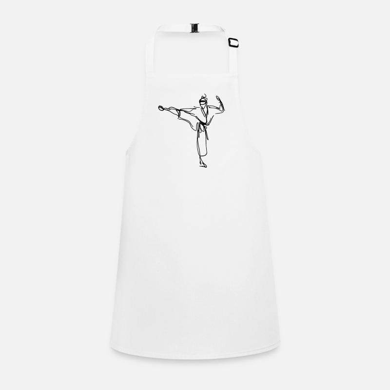 Karateka Drawing Children's Apron
