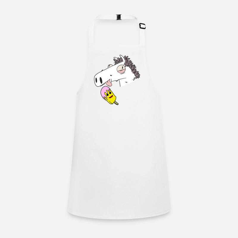Horse, Summer, Ice Cream, Hunger, Snacking, Refreshment Children's Apron