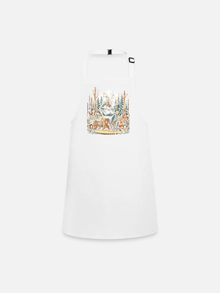Cottagecore Aesthetic Wendigo - Children's Apron - white - Front