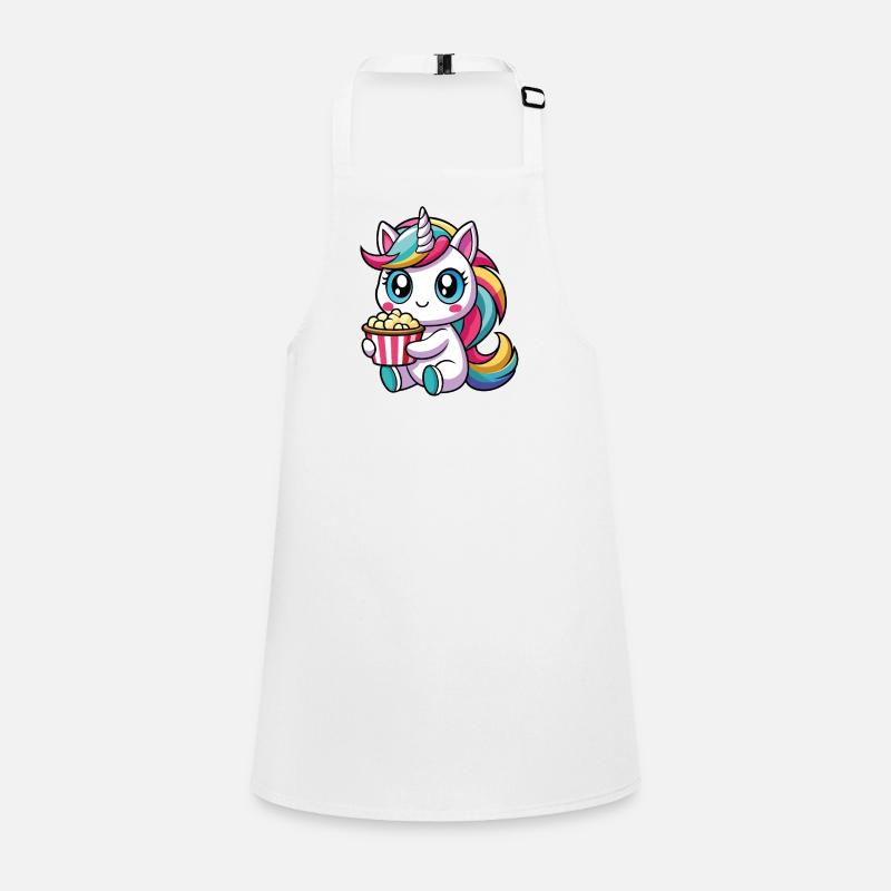 Popcorn Unicorn Children's Apron