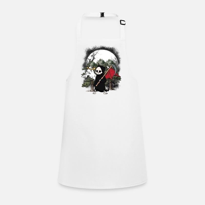 Horror Angel Devil Grim Reaper Halloween Death Children's Apron
