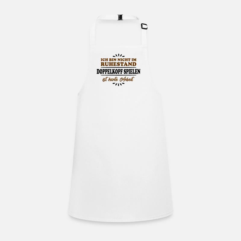 Retirement Retiree Retiree Double Headed Player Children's Apron