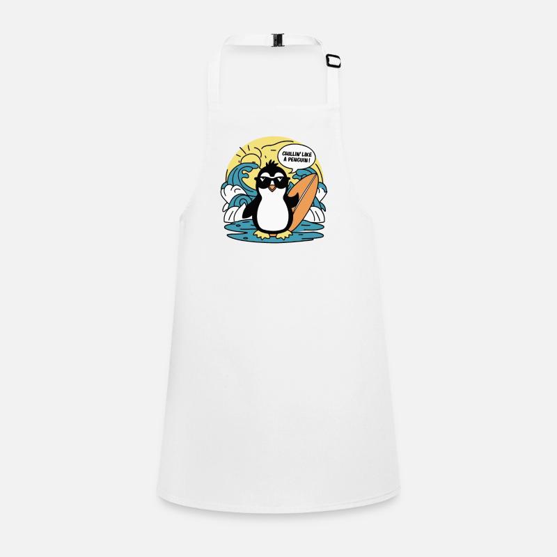 CHILLEN WIE EIN PINGUIN Schürze für Kinder