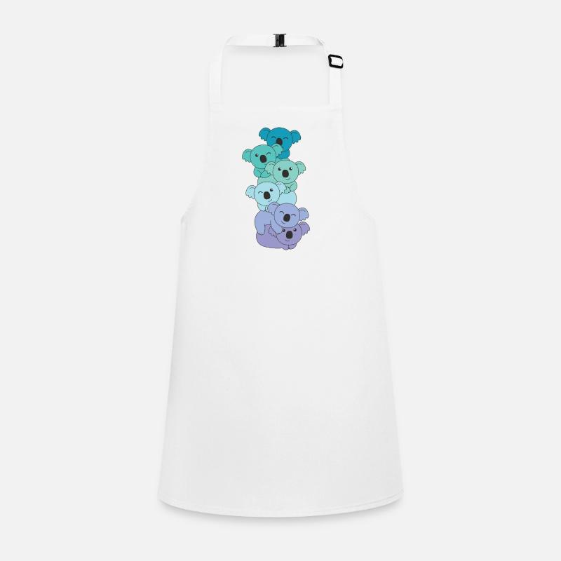 Neptunic Flag Pride LGBTQ Cute Koala Stack Children's Apron