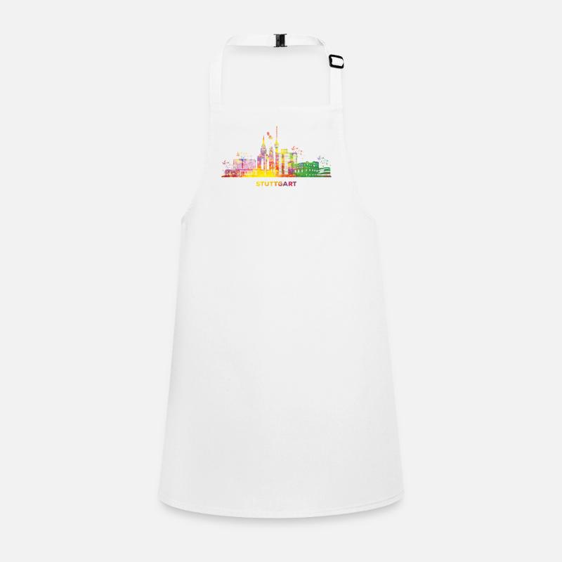 Paysage urbain Stuttgart Skyline Stuttgarter Tablier Enfant