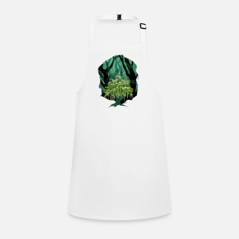 Forest, Nature, Botany, Flora Children's Apron