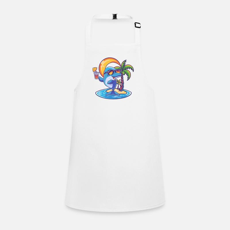 Dolphin Summer Holiday Children's Apron