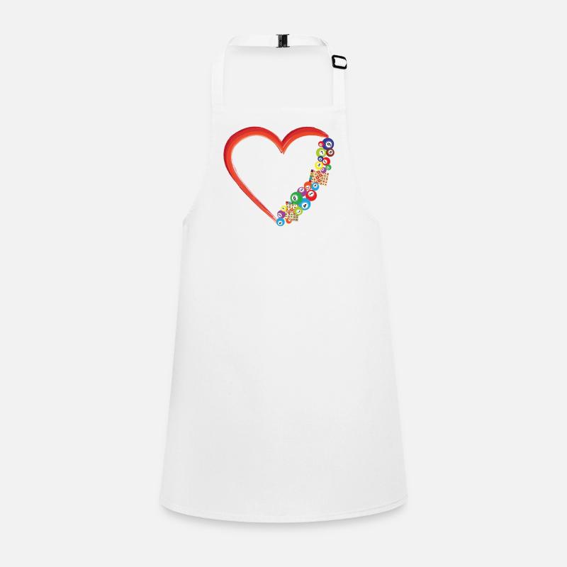 Bingo Player Heart Schürze für Kinder