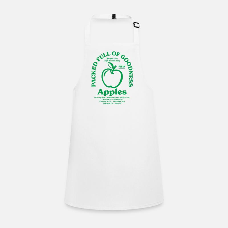 Nutritionnel de la pomme Tablier Enfant
