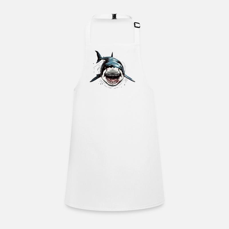 Requin Requin Requin Tigre Requin Requin Gris Grand Requin Blanc Tablier Enfant
