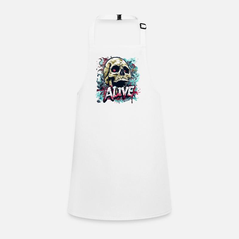 This skull is alive Children's Apron