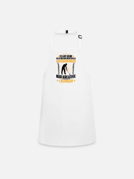 Building Cleaners Wrong Answers Window Cleaner - Children's Apron - white - Front