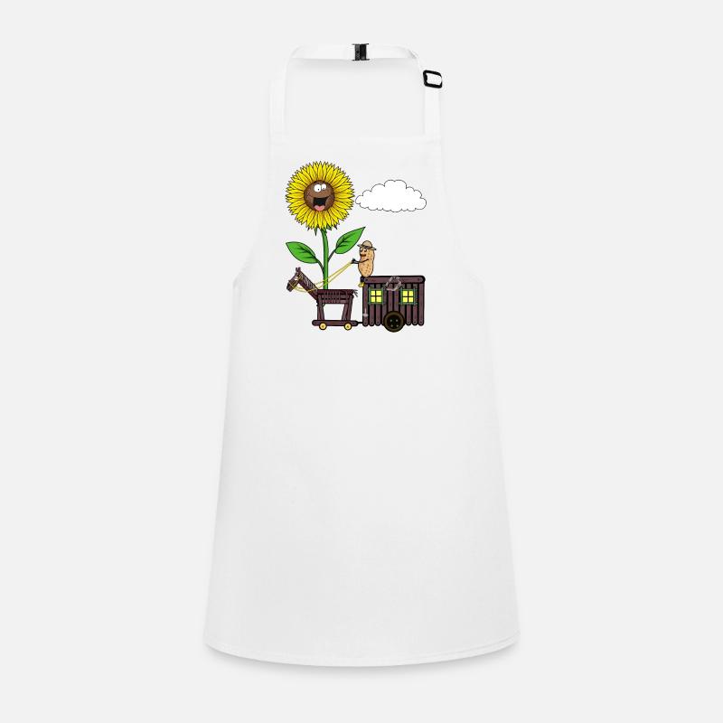 Tournesol Cacahuète Cheval Voyage Camping Cacahuètes Tablier Enfant
