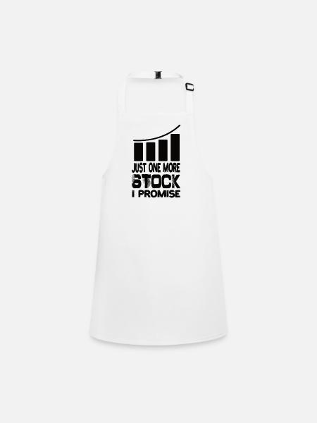 Just One More Stock I Promise Stock Assets - Children's Apron - white - Front