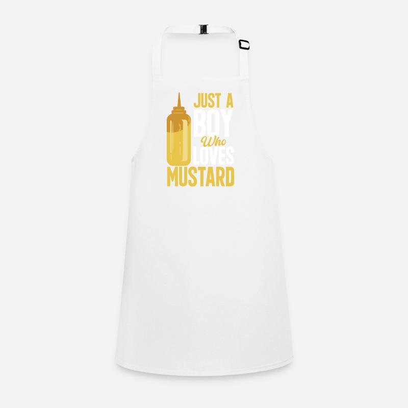 Senf Mustard Schürze für Kinder