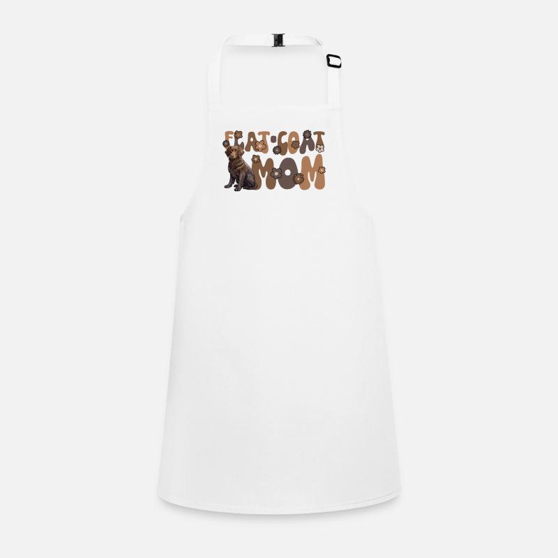 Flat Coated Retriever Groovy Flat-Coat Mom Children's Apron