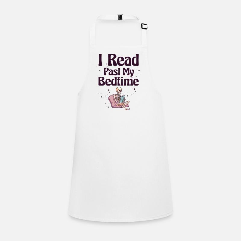 I read skeleton after bedtime Children's Apron