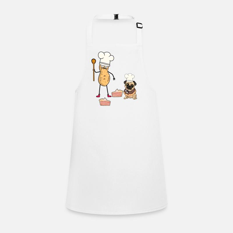 Peanut Birthday Birthday Greetings Cake Baking Children's Apron