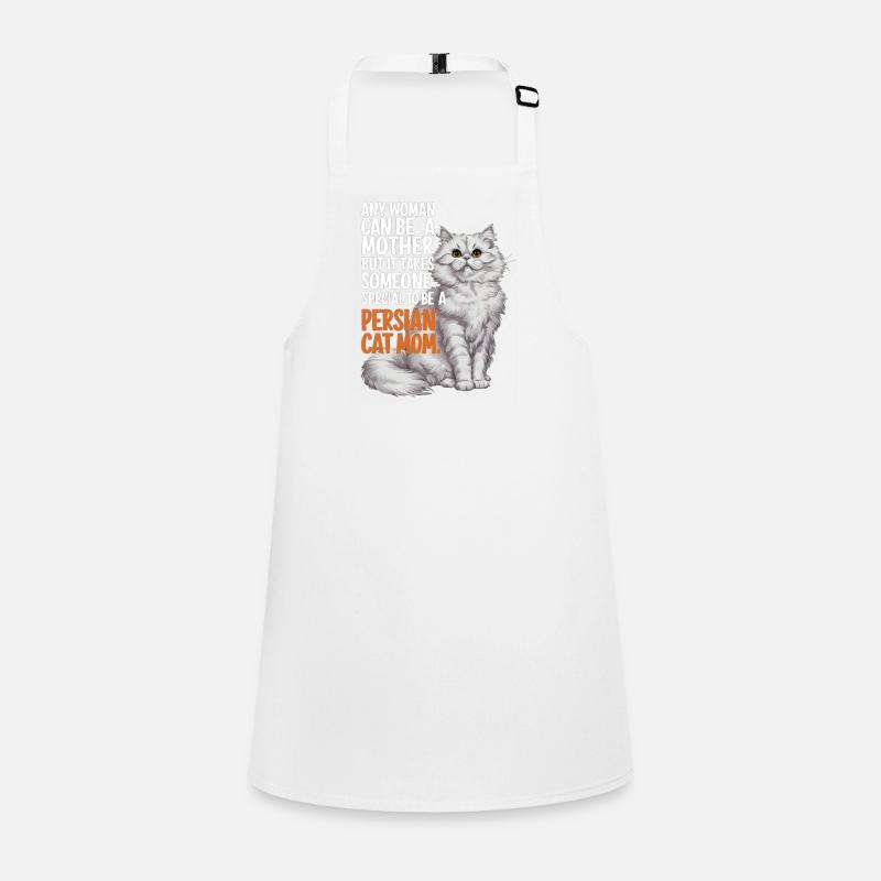 Katze Perser Geschenk Schürze für Kinder