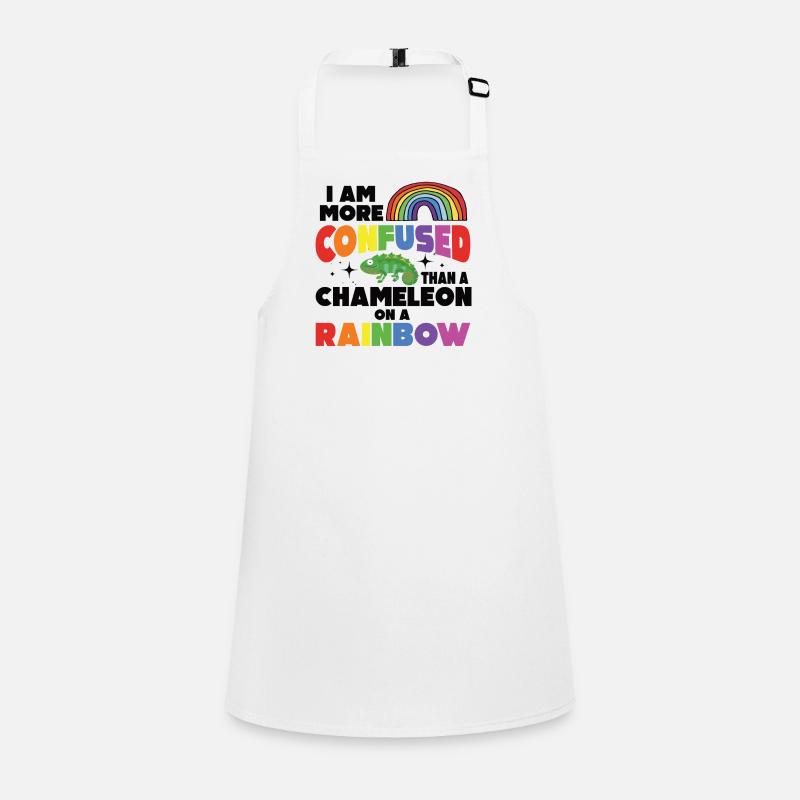 I'm more confused than a chameleon Children's Apron