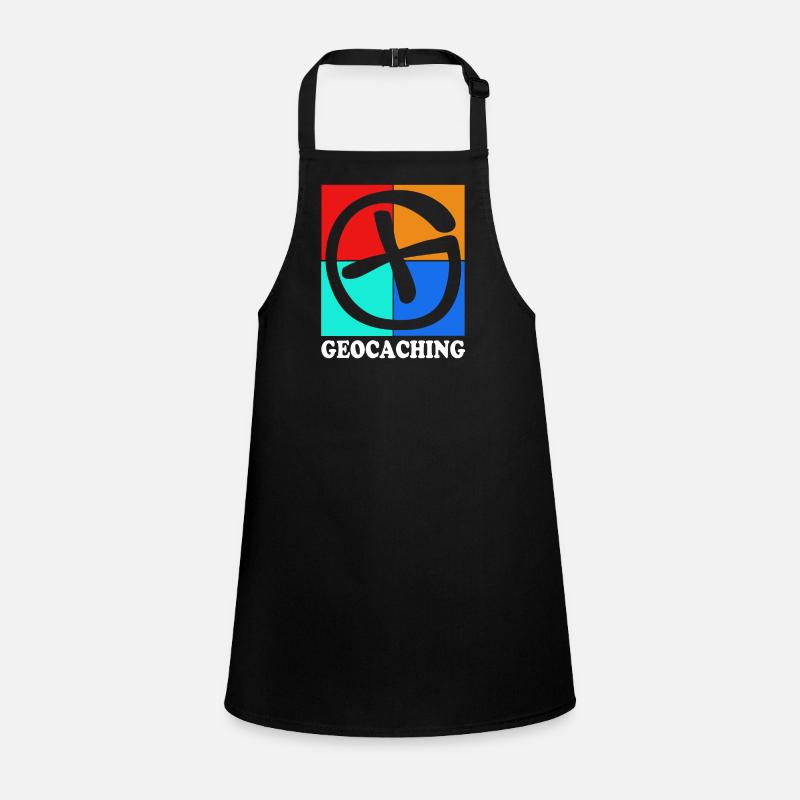 Géocaching Géocache Géocacher Tablier Enfant