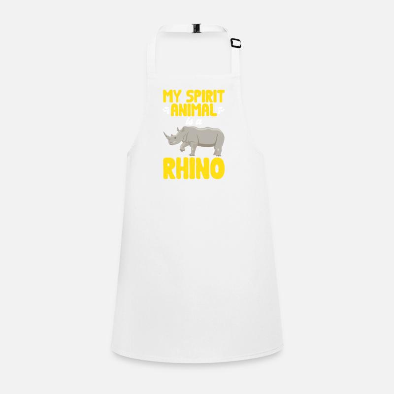 Nashorn Rhino Einhorn Schürze für Kinder