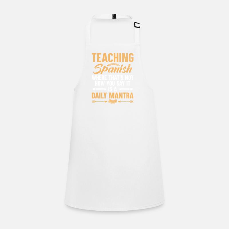 Foreign Language Teacher School Languages Teachers Children's Apron