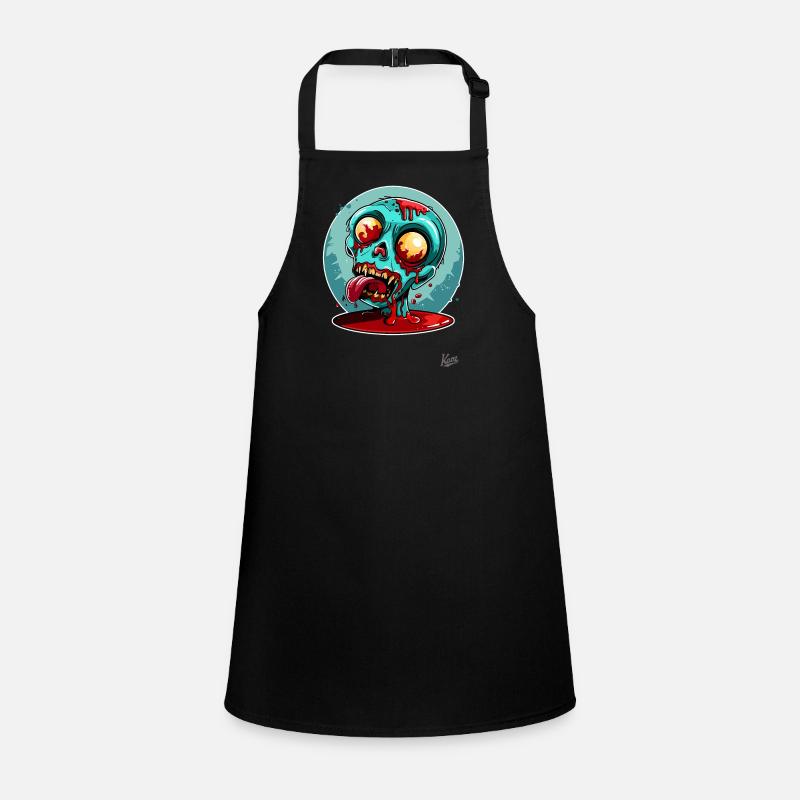 Lazy Zombie Ketchup Face Children's Apron