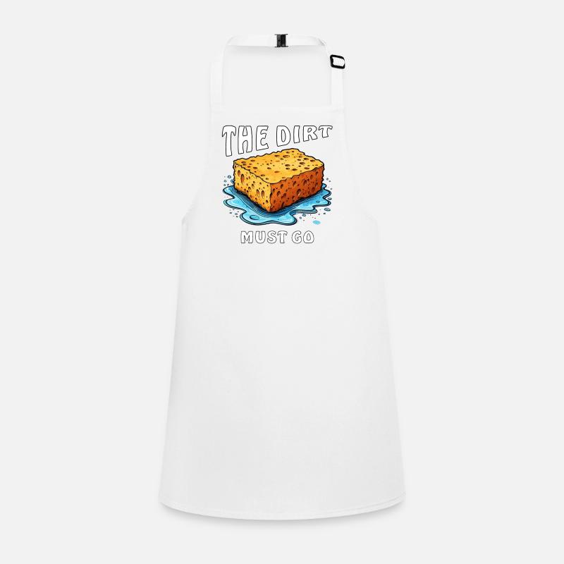 SPONGE THE DIRT MUST GO Children's Apron